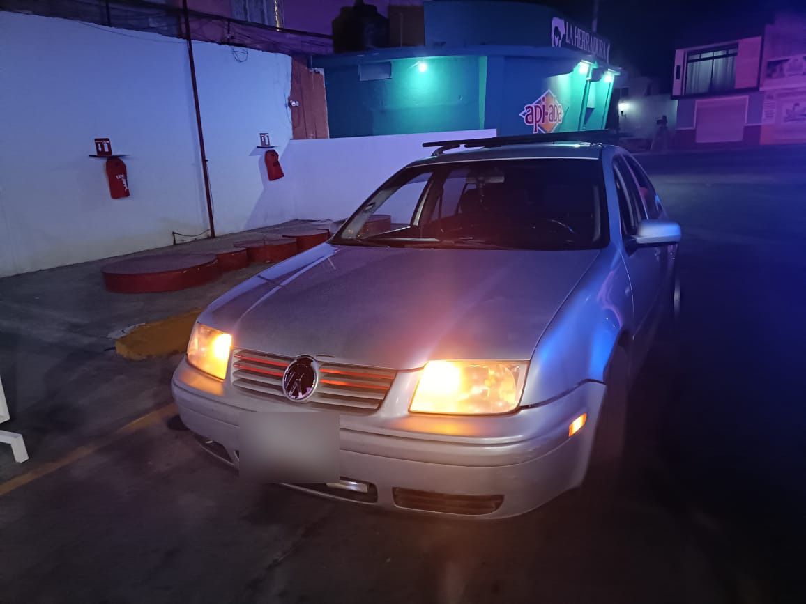 Asegura Seguridad Pública de Huamantla a dos personas por portación de arma de fuego hechiza